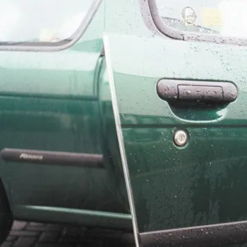 Lišty ochranné na hranu dveří 60cm 2ks - čiré