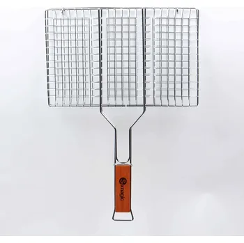 Somagic Dvojitá grilovací mřížka na 6 hamburgerů 34 x 22 cm