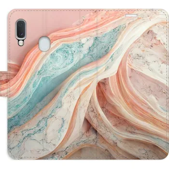 Pouzdro na mobilní telefon Flipové pouzdro iSaprio - Colour Marble - Samsung Galaxy A20e