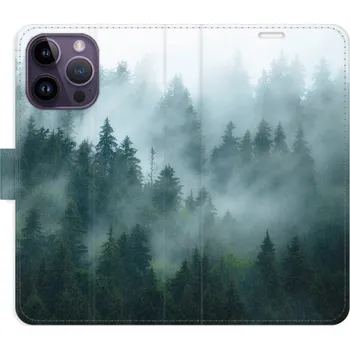 Pouzdro na mobilní telefon Flipové pouzdro iSaprio - Dark Forest - iPhone 14 Pro Max