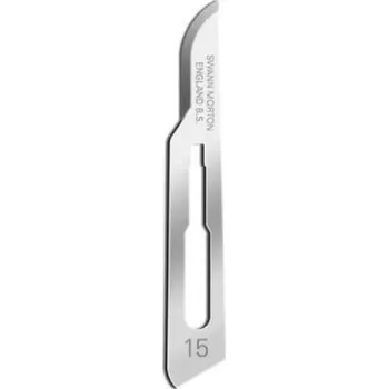 Skalpel Čepelka č.15 SWANN-MORTON 100ks