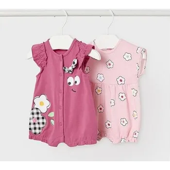 Kojenecký overall letní overaly s kytičkami Mayoral 1743-70 velikost 62