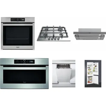 Set domácích spotřebičů WHIRLPOOL AKZ9 9480 IX + WHIRLPOOL TKRL 661 IX EU + WHIRLPOOL AKR 749/1 IX + WHIRLPOOL ABSOLUTE AMW 730 IX + WHIRLPOOL WSIC 3M27 C + WHIRLPOOL ART 65031