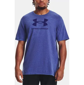 Pánské tričko Pánské tričko Under Armour UA WASH TONAL SPORTSTYLE SS-BLU - modré Velikost: M