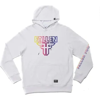 Pánská mikina FALLEN mikina - Insignia Bold Hoodie White/Rainbow (WHITE RAINBOW)