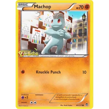 Sběratelská karetní hra Machop 044/111 - Furious Fists Typ karty: Non-Holo