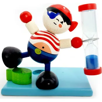 Hodiny Hess Přesýpací hodiny pro měření doby čištění zubů pirát