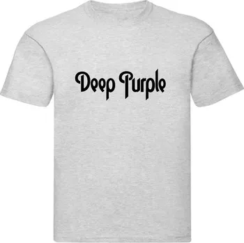 Pánské tričko šedivé pánské triko Deep Purple