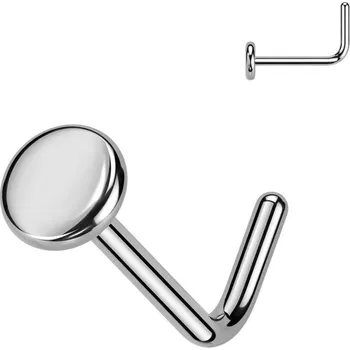 Piercing Piercing do nosu placka 3mm - TITAN