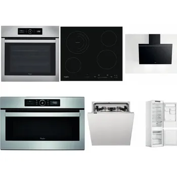 Set domácích spotřebičů WHIRLPOOL ABSOLUTE AKZ9 6230 IX + WHIRLPOOL AKT 8900 BA + WHIRLPOOL AKR 62F LT K + WHIRLPOOL ABSOLUTE AMW 730 IX + WHIRLPOOL WIC 3C33 PFE + WHIRLPOOL WHC18 T311