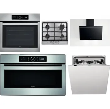 Set domácích spotřebičů WHIRLPOOL ABSOLUTE AKZ9 6230 IX + WHIRLPOOL AKR 351/IX + WHIRLPOOL AKR 62F LT K + WHIRLPOOL ABSOLUTE AMW 730 IX + WHIRLPOOL WIC 3C33 PFE