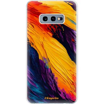 Pouzdro na mobilní telefon Odolné silikonové pouzdro iSaprio - Orange Paint - Samsung Galaxy S10e