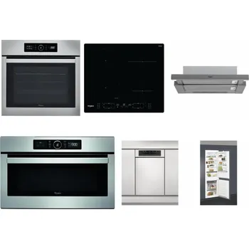 Set domácích spotřebičů WHIRLPOOL ABSOLUTE AKZ9 6230 IX + WHIRLPOOL WL B8160 NE + WHIRLPOOL AKR 749/1 IX + WHIRLPOOL ABSOLUTE AMW 730 IX + WHIRLPOOL WSBO 3O34 PF X + WHIRLPOOL ART 66112