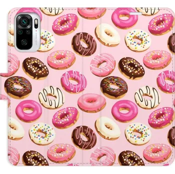 Pouzdro na mobilní telefon Flipové pouzdro iSaprio - Donuts Pattern 03 - Xiaomi Redmi Note 10 / Note 10S