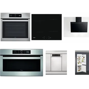 Set domácích spotřebičů WHIRLPOOL ABSOLUTE AKZ9 6230 IX + WHIRLPOOL WS Q2760 BF + WHIRLPOOL AKR 62F LT K + WHIRLPOOL ABSOLUTE AMW 730 IX + WHIRLPOOL WSBO 3O34 PF X + WHIRLPOOL ART 66112