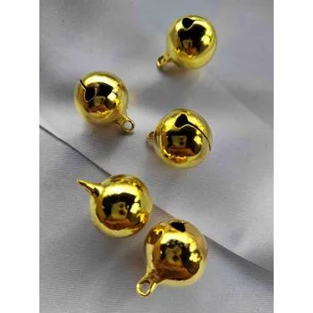 Rolničky Ø10 mm barva zlatá