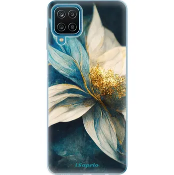 Pouzdro na mobilní telefon Odolné silikonové pouzdro iSaprio - Blue Petals - Samsung Galaxy A12