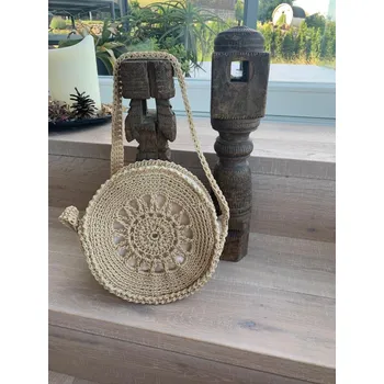 Kabelka Kabelka L Chardon béžová kulatá háčkovaná