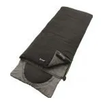 Outwell Contour Midnight Black výška osoby do 190 cm - pravý zip; Černá spacák + DÁREK DLE VÝBĚRU!