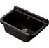 Výlevka Hydroland Technický plastový dřez 55 x 34 x 21 cm černý