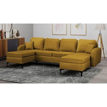 Sedací souprava Rohová sedací souprava s funkcí spaní Navendu U, Potahy: Manila 33 MIRJAN 5903211208188