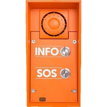 9152102W - IP Safety 2 tlačítka INFO SOS, 10W reproduktor.