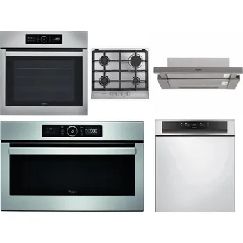 Set domácích spotřebičů WHIRLPOOL ABSOLUTE AKZ9 6230 IX + WHIRLPOOL AKR 351/IX + WHIRLPOOL AKR 5390/1 IX + WHIRLPOOL ABSOLUTE AMW 730 IX + WHIRLPOOL WBC 3C34 PF X