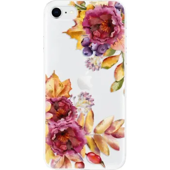 Pouzdro na mobilní telefon Odolné silikonové pouzdro iSaprio - Fall Flowers - iPhone SE 2020