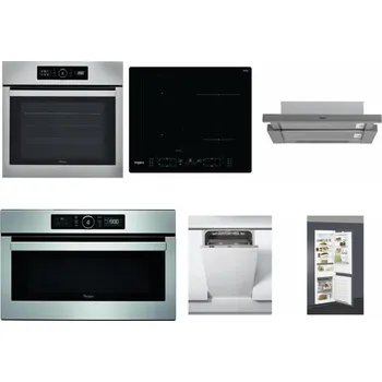 Set domácích spotřebičů WHIRLPOOL ABSOLUTE AKZ9 6230 IX + WHIRLPOOL WL B8160 NE + WHIRLPOOL AKR 749/1 IX + WHIRLPOOL ABSOLUTE AMW 730 IX + WHIRLPOOL WSIC 3M27 C + WHIRLPOOL ART 66112
