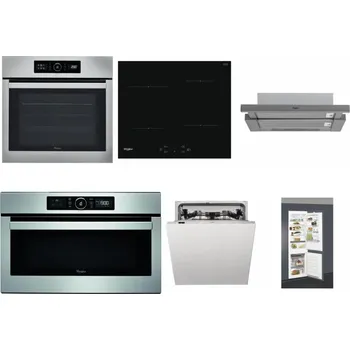 Set domácích spotřebičů WHIRLPOOL ABSOLUTE AKZ9 6230 IX + WHIRLPOOL WS Q2760 BF + WHIRLPOOL AKR 749/1 IX + WHIRLPOOL ABSOLUTE AMW 730 IX + WHIRLPOOL WIC 3C33 PFE + WHIRLPOOL ART 66112