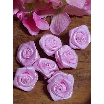 Saténová růže Ø20 mm růžová světlá