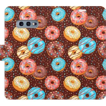 Pouzdro na mobilní telefon Flipové pouzdro iSaprio - Donuts Pattern - Samsung Galaxy S10e