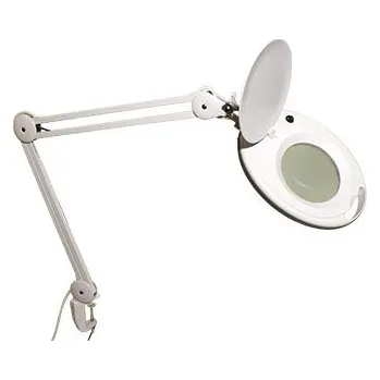 Stojací lampa goobay Stolní lampa s lupou, 127mm, 3 dioprie, LED osvětlení 8W, dvojité rameno (60361) - 40.92.0300