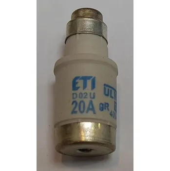 ETI Pojistka D02 20A gR 004312001