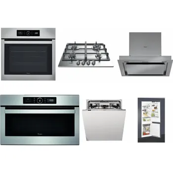 Set domácích spotřebičů WHIRLPOOL ABSOLUTE AKZ9 6230 IX + WHIRLPOOL TKRL 661 IX EU + WHIRLPOOL AKR 860 IX + WHIRLPOOL ABSOLUTE AMW 730 IX + WHIRLPOOL WIO 3O540 PELG + WHIRLPOOL ART 65031