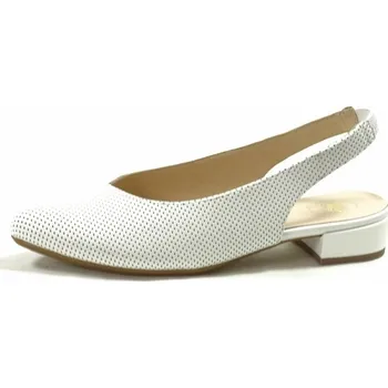 Dámské lodičky Sante zdravotní obuv Dámské kožené lodičky na podpatku plná špička prázdná pata SANTÉ bílé Tabulka dámských velikostí: 37