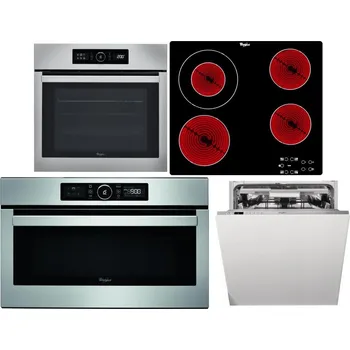 Set domácích spotřebičů WHIRLPOOL ABSOLUTE AKZ9 6230 IX + WHIRLPOOL AKT 8130/NE + WHIRLPOOL ABSOLUTE AMW 730 IX + WHIRLPOOL WIO 3T133 PLE