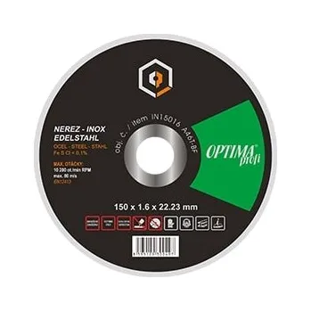 Řezný kotouč Řezný kotouč OPTIMA Profi 115x1,6 na ocel a nerez