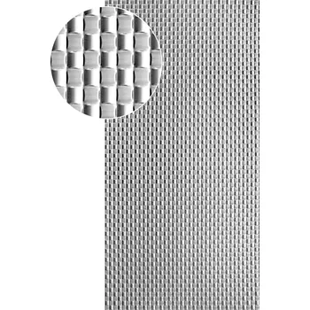 Plech Lisovaný pozinkovaný plech 2000x1000x1,2mm, lisovaný vzor PLETENINA 42x42mm, 3D efekt.