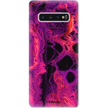Telefonní příslušenství Odolné silikonové pouzdro iSaprio - Abstract Dark 01 - Samsung Galaxy S10+