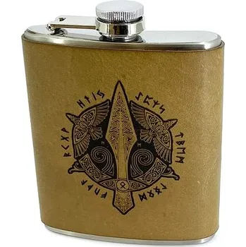 Placatka imago Placatka s koženým obalem Viking - Odinovo kopí Gungni