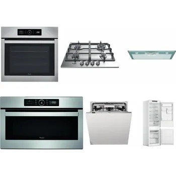 Set domácích spotřebičů WHIRLPOOL ABSOLUTE AKZ9 6230 IX + WHIRLPOOL TKRL 661 IX EU + WHIRLPOOL AKR 650/1 IX + WHIRLPOOL ABSOLUTE AMW 730 IX + WHIRLPOOL WIO 3O540 PELG + WHIRLPOOL WHC18 T311