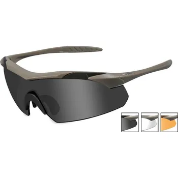 WILEY X Brýle VAPOR Smoke Grey + Clear + Light Rust/Matte Tan