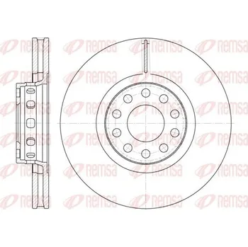 Brzdový kotouč Brzdový kotouč REMSA 6592.10