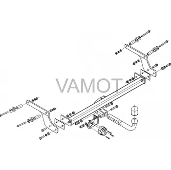Auto-moto Tažné zařízení Dacia Duster II 2WD/4WD (kromě verze s AdBlue) pevné