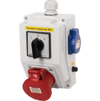 Elektrická zásuvka FAMATEL Kombinace SB310 2xzásuvka +spínač IP44 sb310