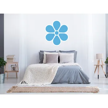 Samolepící dekorace Květina 02 samolepka na zeď 5 x 5 cm