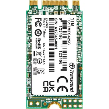 SSD disk Transcend MTS425S 1TB, TS1TMTS425S TRANSCEND MTS425S 1TB SSD disk M.2 2242, SATA III 6Gb/s (3D TLC), 550MB/s R, 500MB/s W