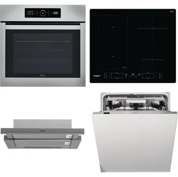 Set domácích spotřebičů WHIRLPOOL ABSOLUTE AKZ9 6230 IX + WHIRLPOOL WL B8160 NE + WHIRLPOOL AKR 749/1 IX + WHIRLPOOL WIO 3T133 PLE