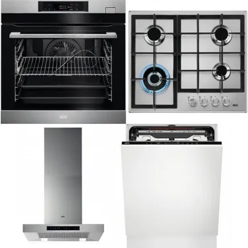 Set domácích spotřebičů AEG BSK782380M + AEG Mastery StepPower HGB64420SM + AEG Mastery DBB5660HM + AEG FSE74707P